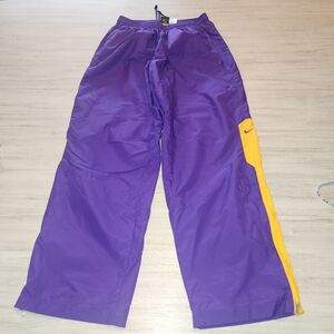 Vintage Nike Authentic Apparel LSU Tigers Track Pants Purple Adult Large C3